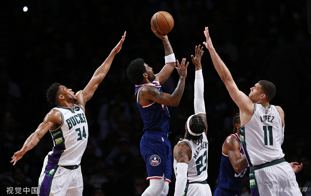 雄鹿再胜篮网,字母哥全场35分轰炸对手 雄鹿再胜篮网,字母哥全场35分轰炸对手